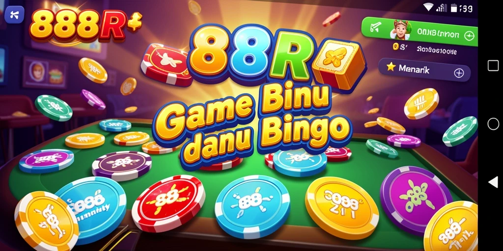 Screenshot gameplay Bingo di aplikasi 888R yang seru