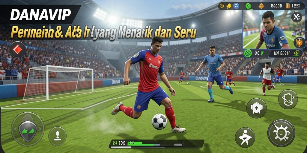 Tampilan gameplay yang menarik dalam DANAVIP dengan berbagai cabang olahraga.