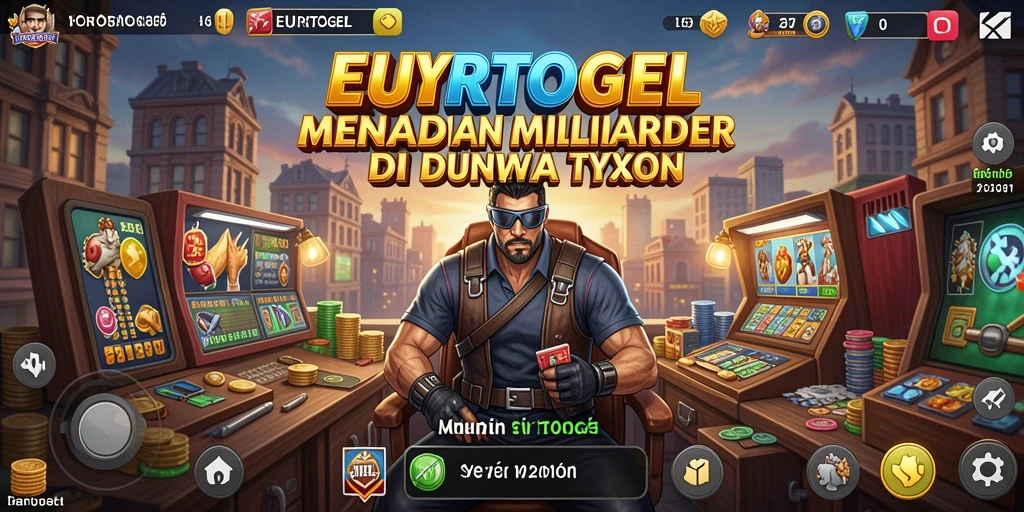 Tampilan gameplay menarik dari EUROTOGEL yang menggambarkan suasana Tycoon.