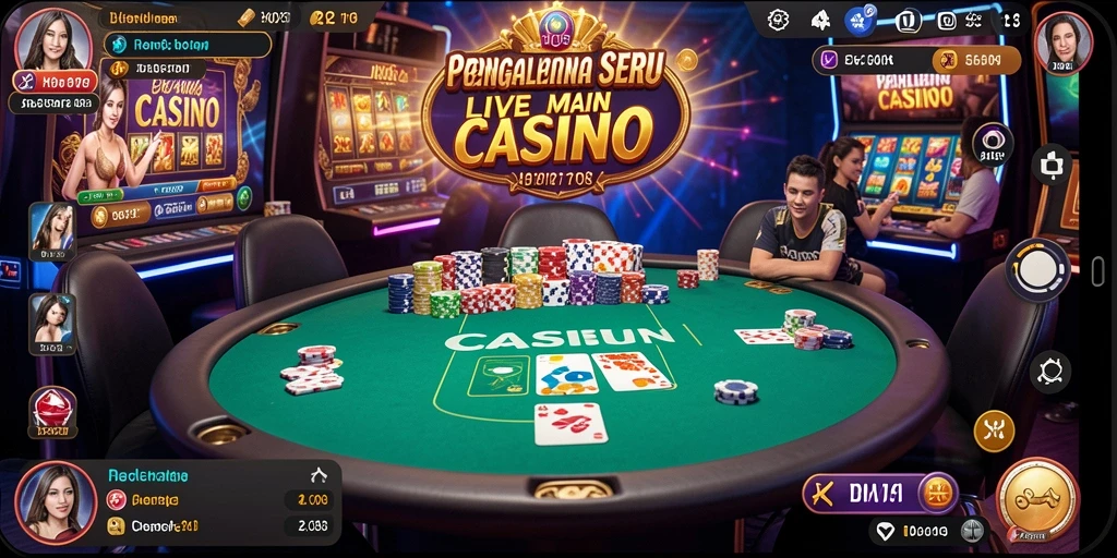 Gambaran gameplay menarik di H03 Live Casino.