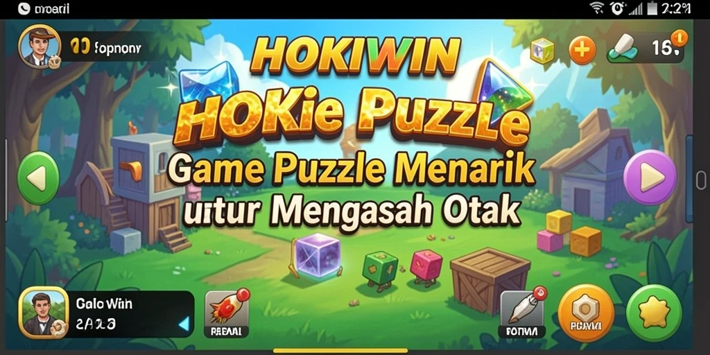 Tampilan gameplay HOKIWIN yang menantang dan seru.