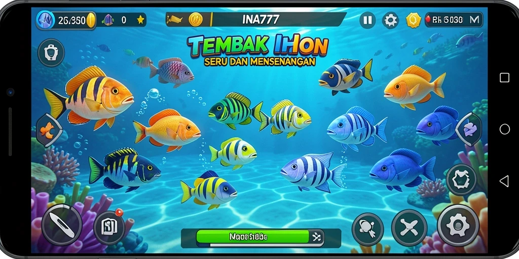 Screenshot gameplay Tembak Ikan yang menarik dan seru.