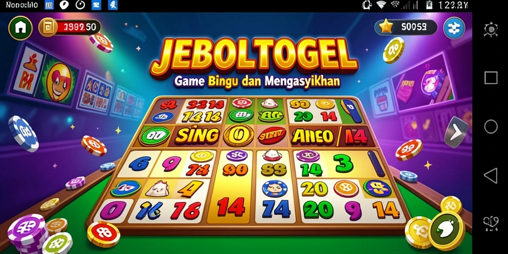 Screenshot gameplay JEBOLTOGEL dengan suasana Bingo yang mendebarkan.