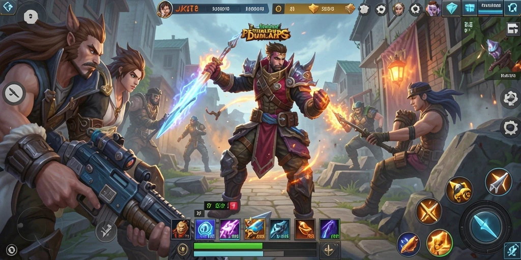 Screenshot game JKT8 menampilkan aksi pertarungan seru dalam dunia ARPG.