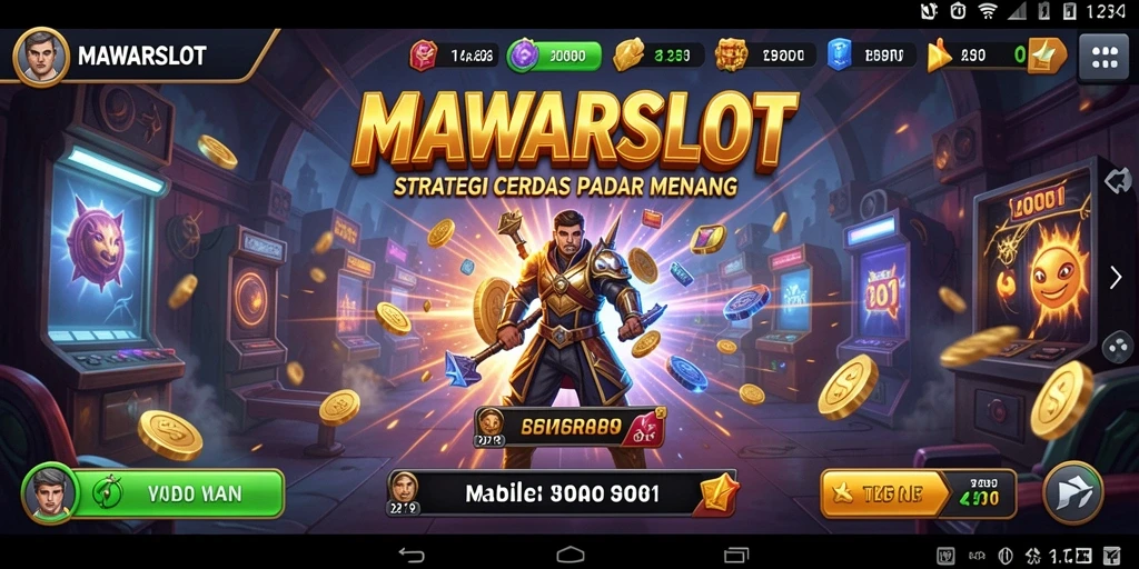 Screenshot gameplay <strong>MAWARSLOT</strong> menampilkan aksi strategi yang seru.