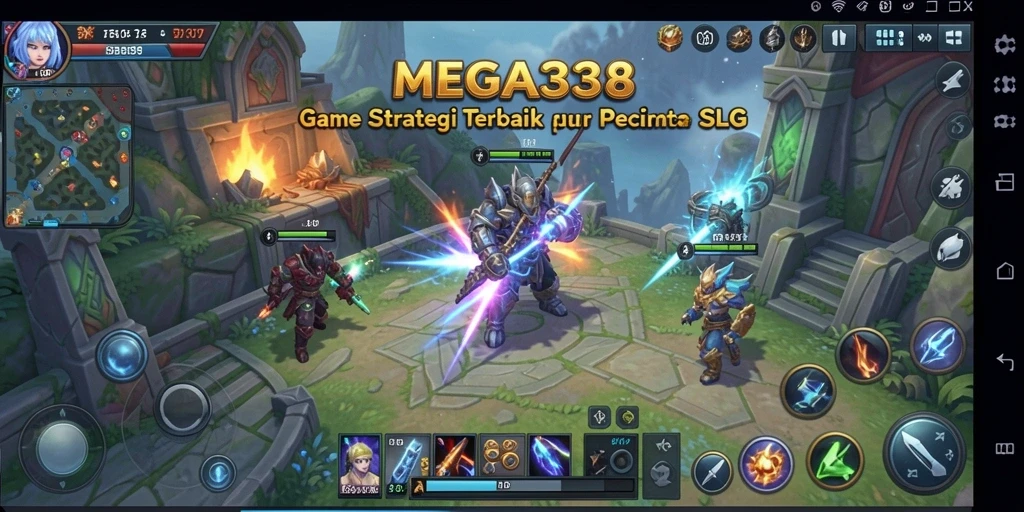 Tampilan gameplay menarik dari permainan SLG MEGA338.