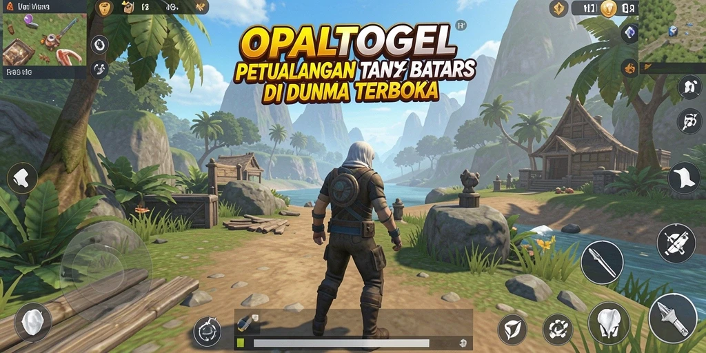 Screenshot utama OPALTOGEL menampilkan aksi permainan Open World yang mendebarkan.