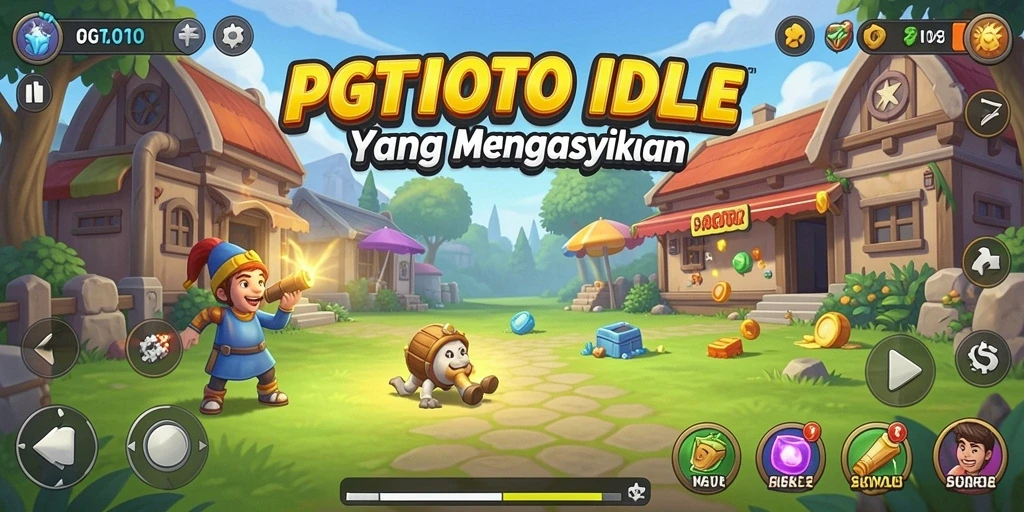 Screenshot PGTOTO menampilkan gameplay Idle yang seru dan menarik.