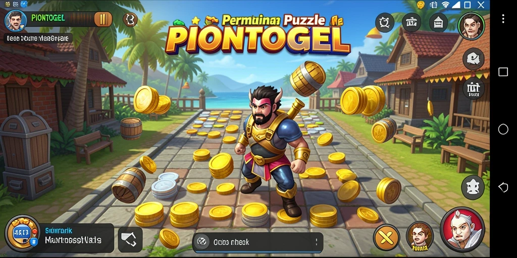 Tampilan gameplay PIONTOGEL yang menarik dengan berbagai teka-teki menantang.