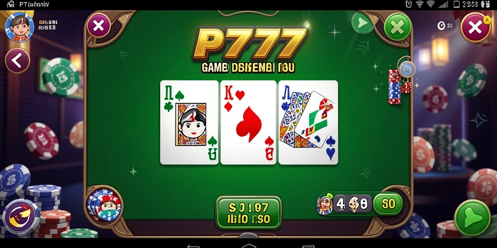 Tampilan gameplay PT777 menampilkan keseruan permainan Domino yang mengasyikkan.