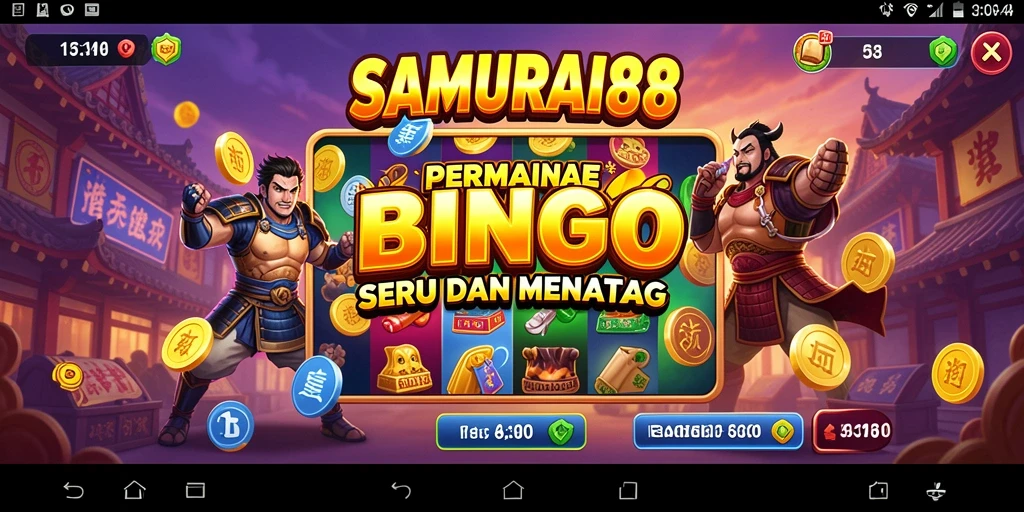 Screenshot SAMURAI88 menampilkan gameplay Bingo yang menarik dan seru.