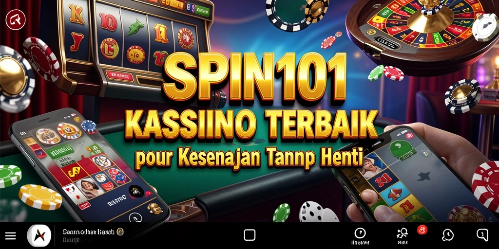 Tampilan gameplay SPIN101 dengan aksi seru permainan Kasino.