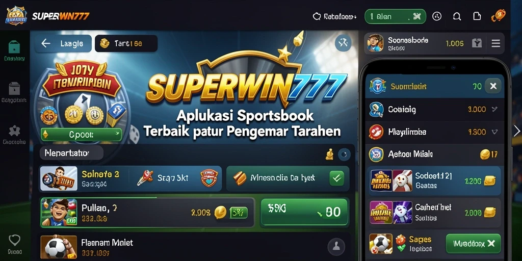 Tampilan gameplay Sportsbook yang menarik dan interaktif.