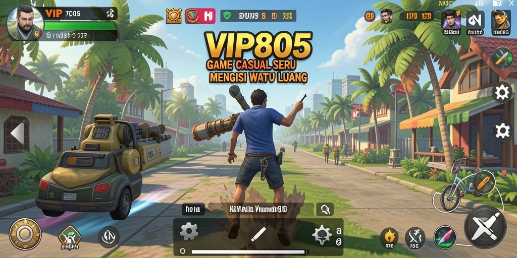 Tangkapan layar gameplay VIP805 menampilkan keseruan bermain Casual.