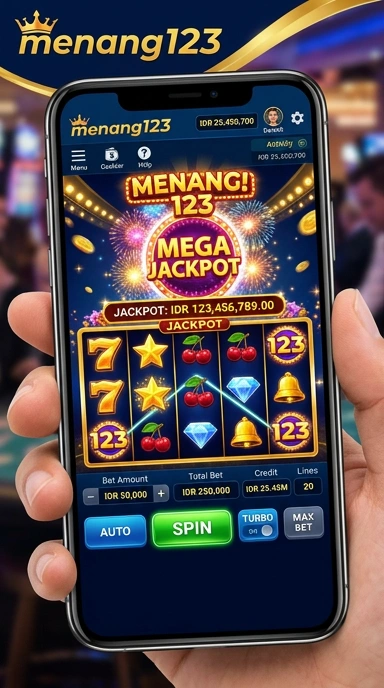 Proses pengunduhan aplikasi di menang123 yang mudah dan cepat.